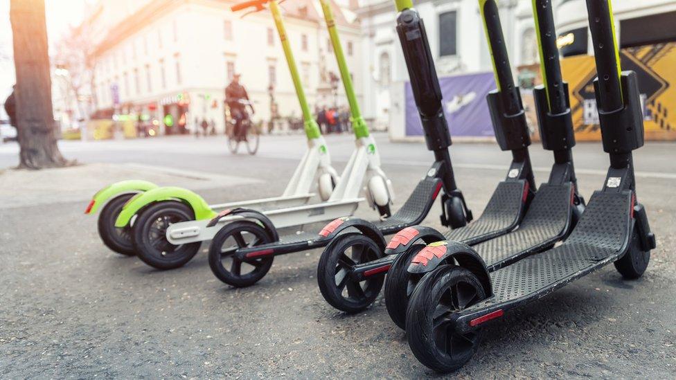 Trials of e-scooters are ongoing in some parts of the country, but not in Sussex