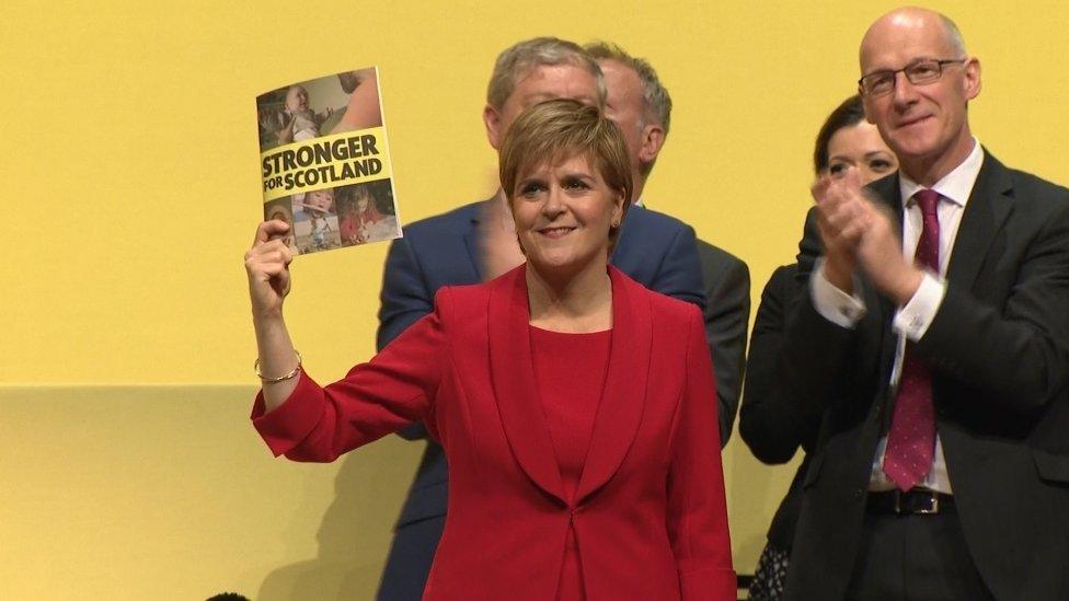 nicola sturgeon - stronger for scotkland