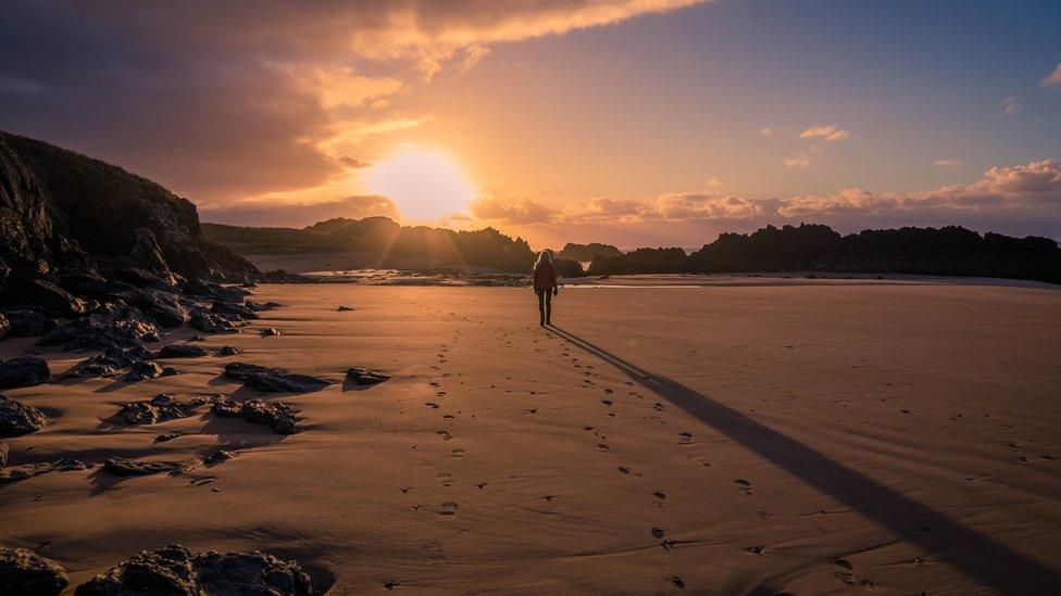 Sunrise on Llanddwyn Beach, Anglesey