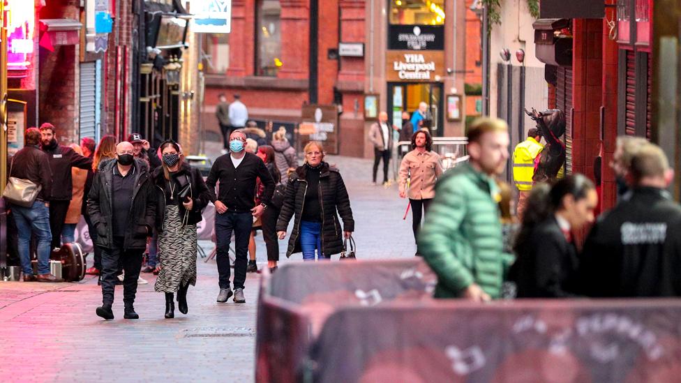 A street view in Liverpool