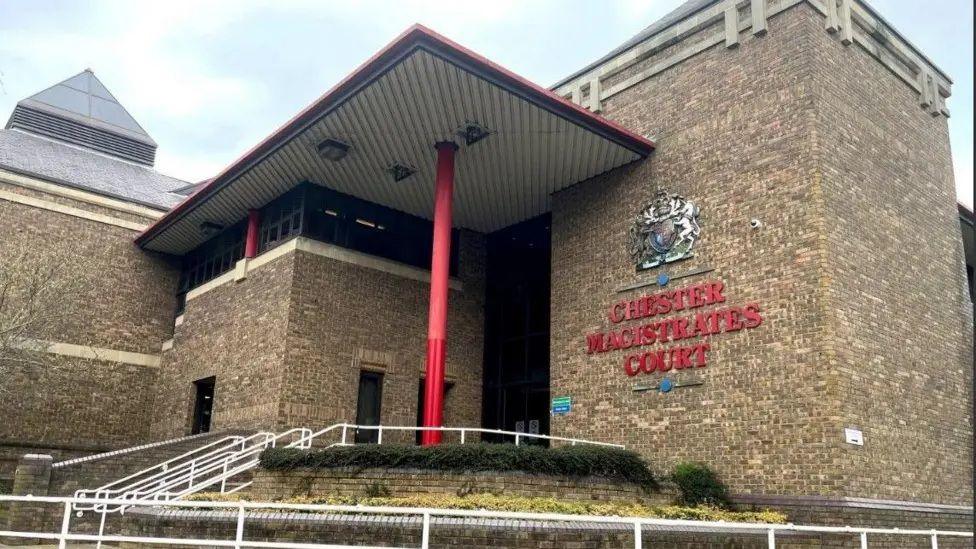The outside of  Chester Magistrates court