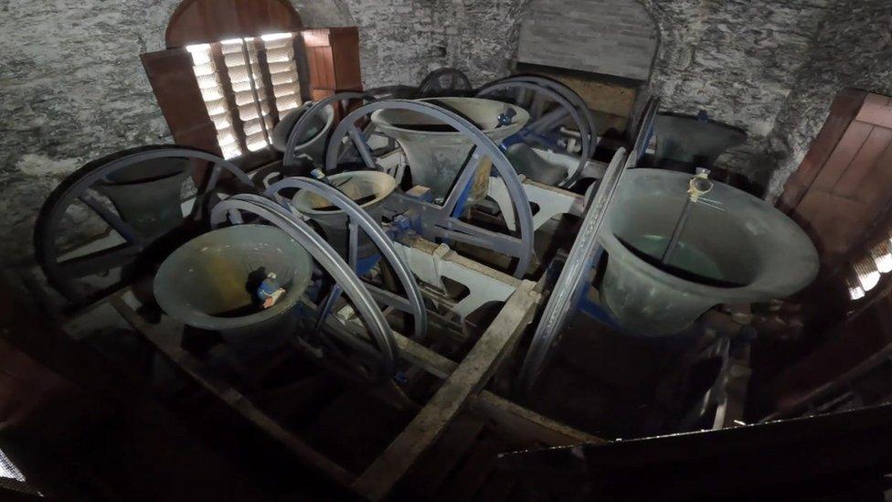 The bells at St Andrews Church