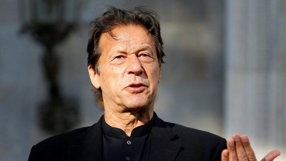 Pakistan's Prime Minister Imran Khan