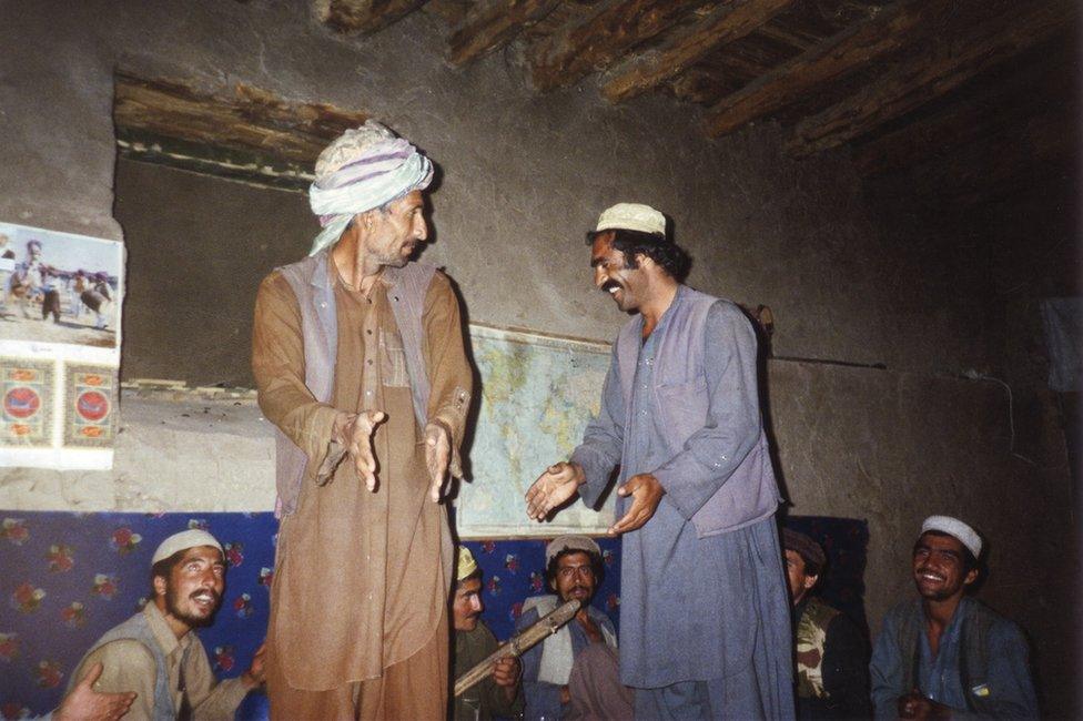 Members of the Mujahideen in Afghanistan in 1988