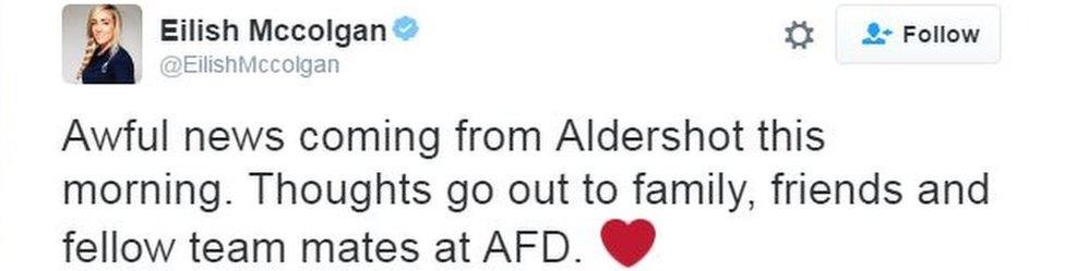 Eilish McColgan tweet