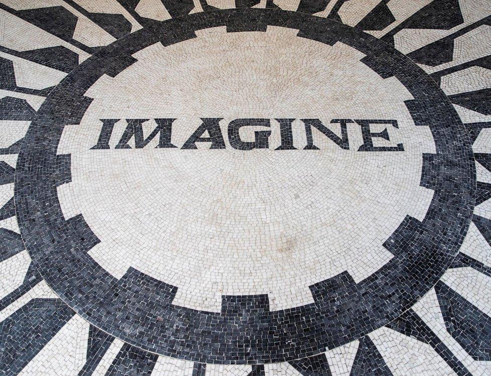 Imagine mosaic in Strawberry Field