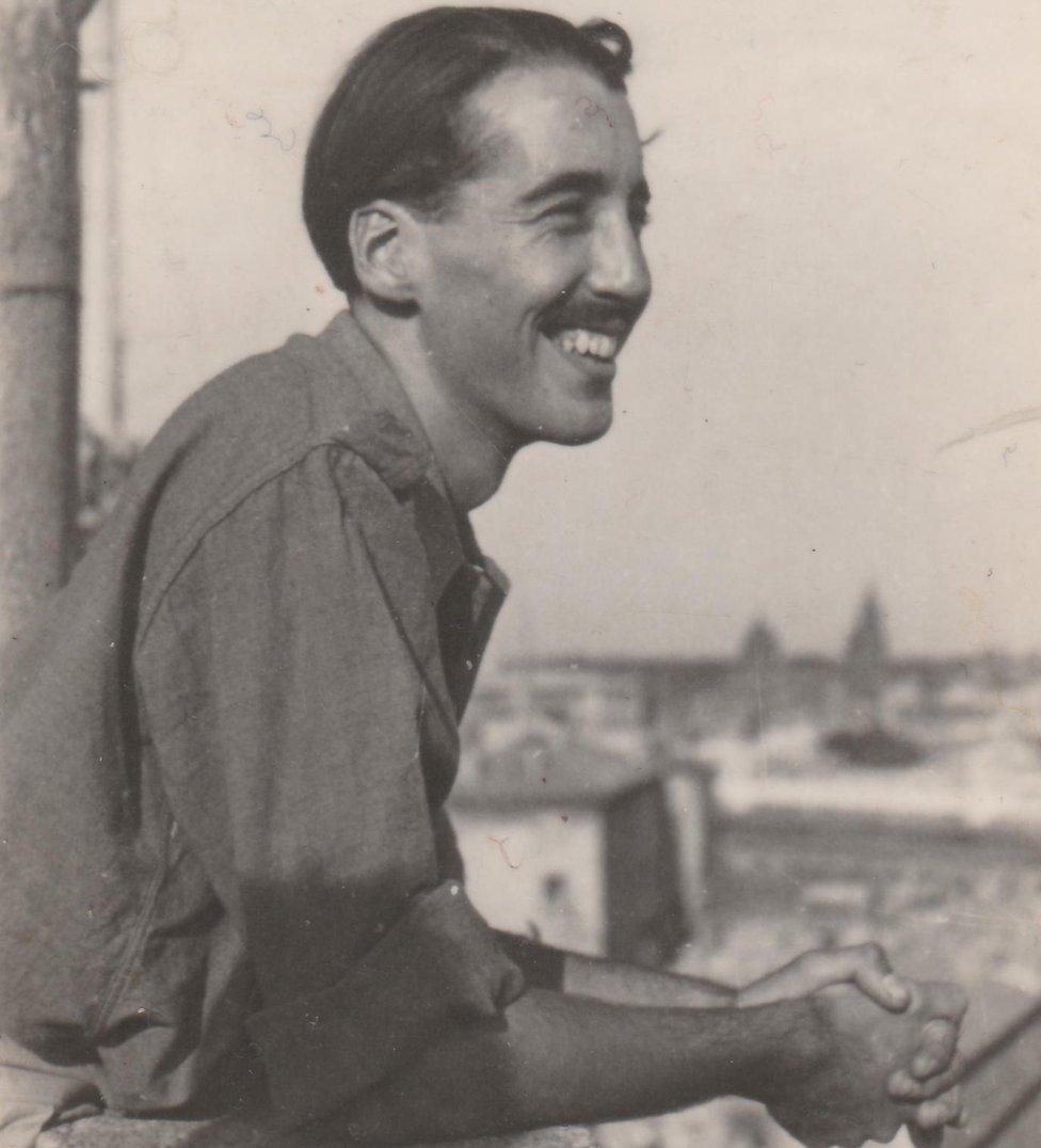 Christopher Lee during wartime