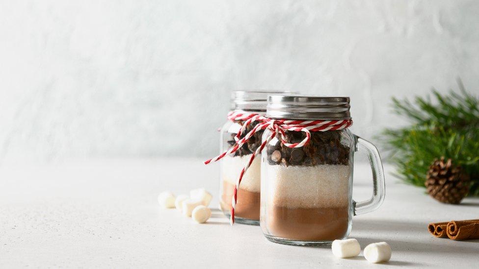 Hot chocolate jars