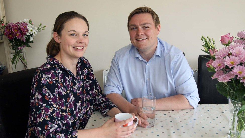 Will Quince MP with his wife Elinor