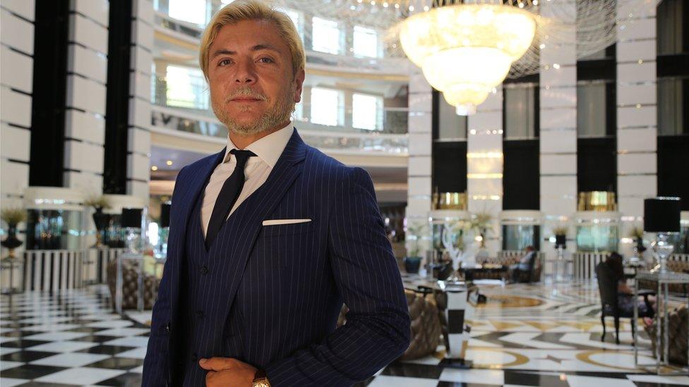 Tolga Comertoglu, director of the Delphin Imperial hotel