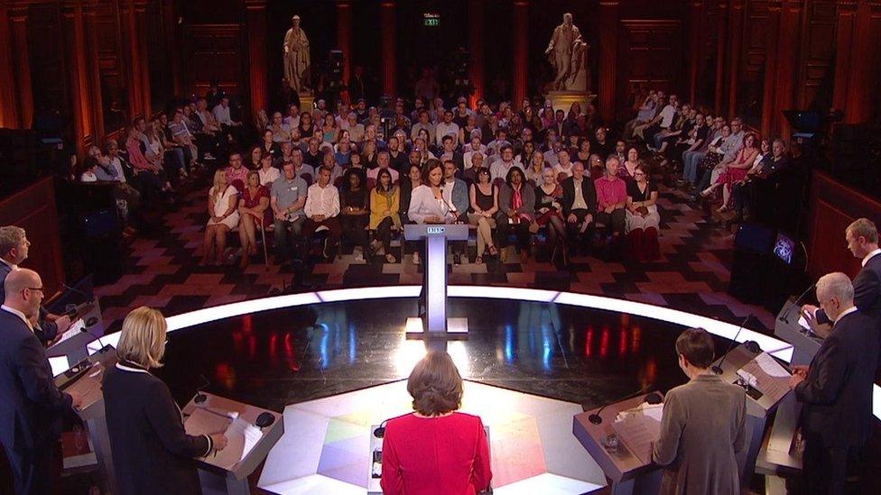 The election debate audience