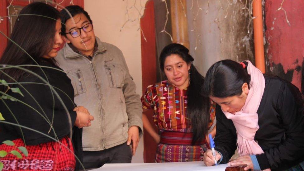 The group of translators in Guatemala