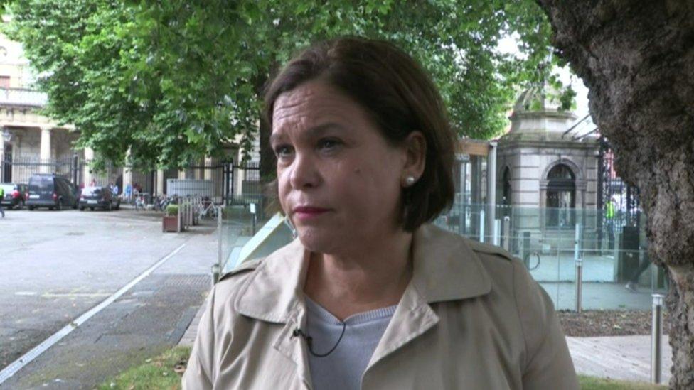 Sinn Féin leader Mary Lou McDonald