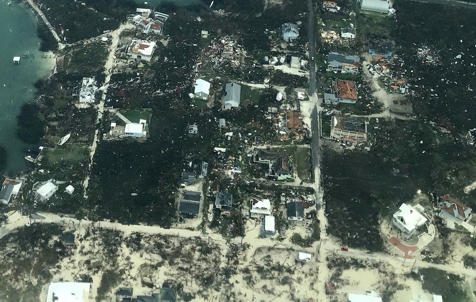 Devastation on the Abaco Islands