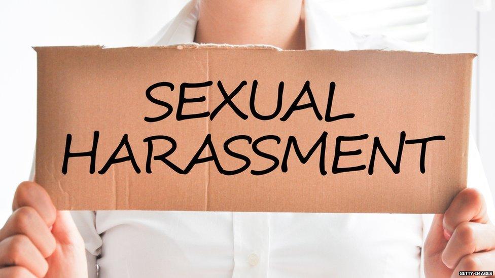 Sexual harassment sign