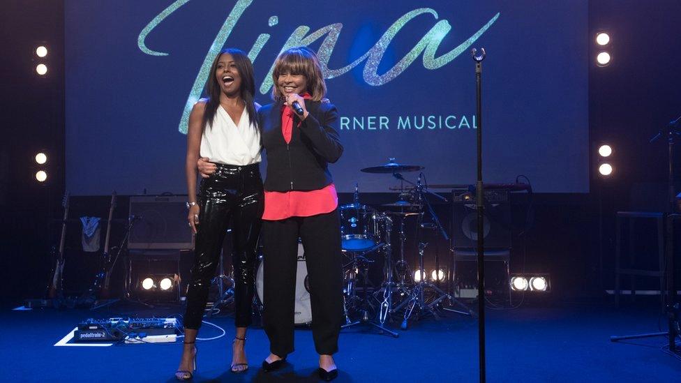 Tina Turner and Adrienne Warren