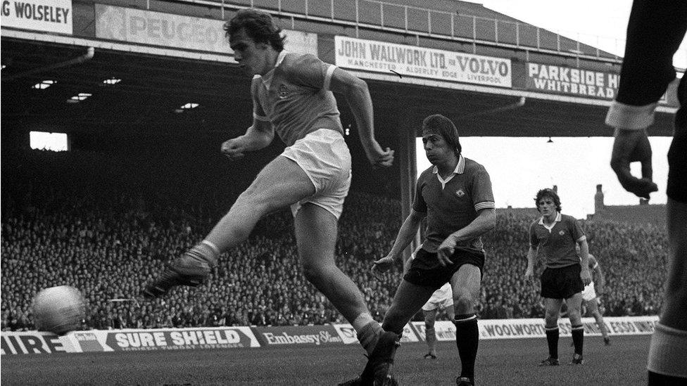 Maine Road in 1975