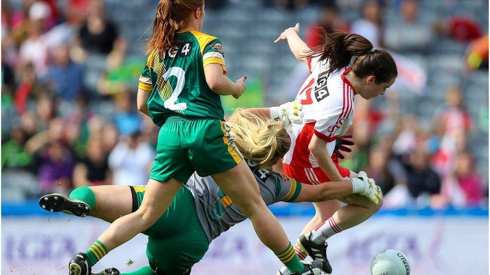 Grainne Rafferty's goal put Tyrone 3-1 to 0-1 up inside the opening quarter of an hour
