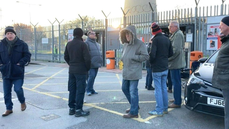 GMB protest in Hull on Wednesday