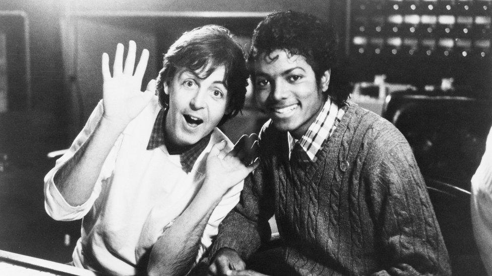 Sir Paul McCartney and Michael Jackson