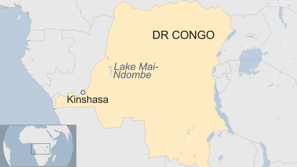 Map of DR Congo