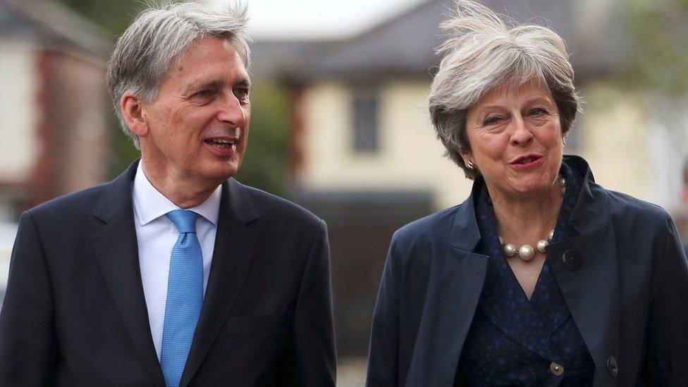 Theresa May and Philip Hammond