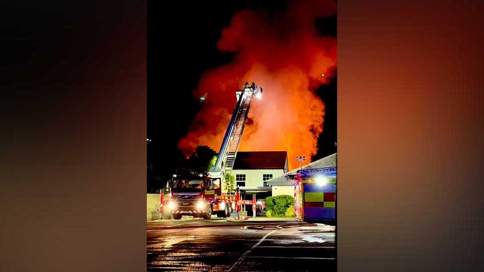 Fire at Riverhills Health Club in Bramford Road, Ipswich