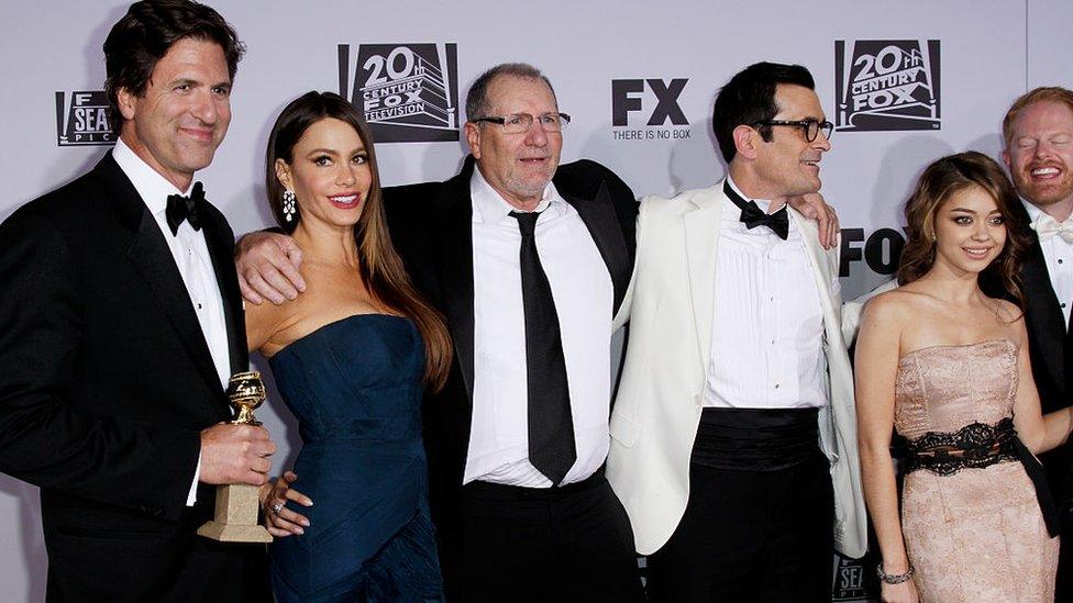 Steve Levitan (far left) has been a strong critic of Fox