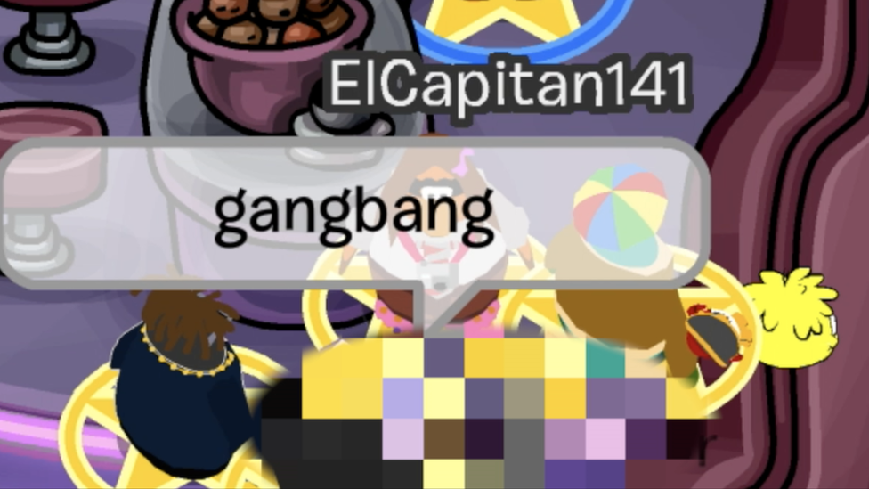 penguin saying 'gangbang'