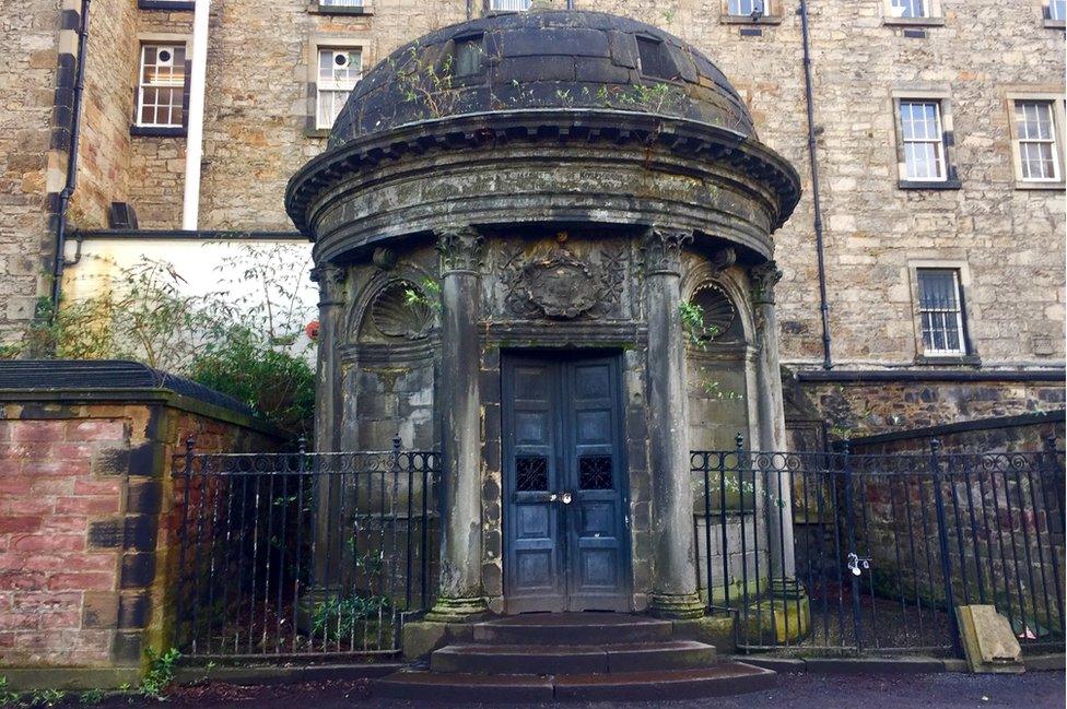 Sir George MacKenzie's tomb Pic: Angie Brown