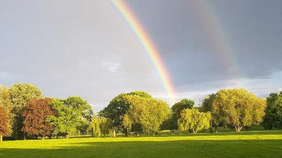 Double rainbow in Harrow