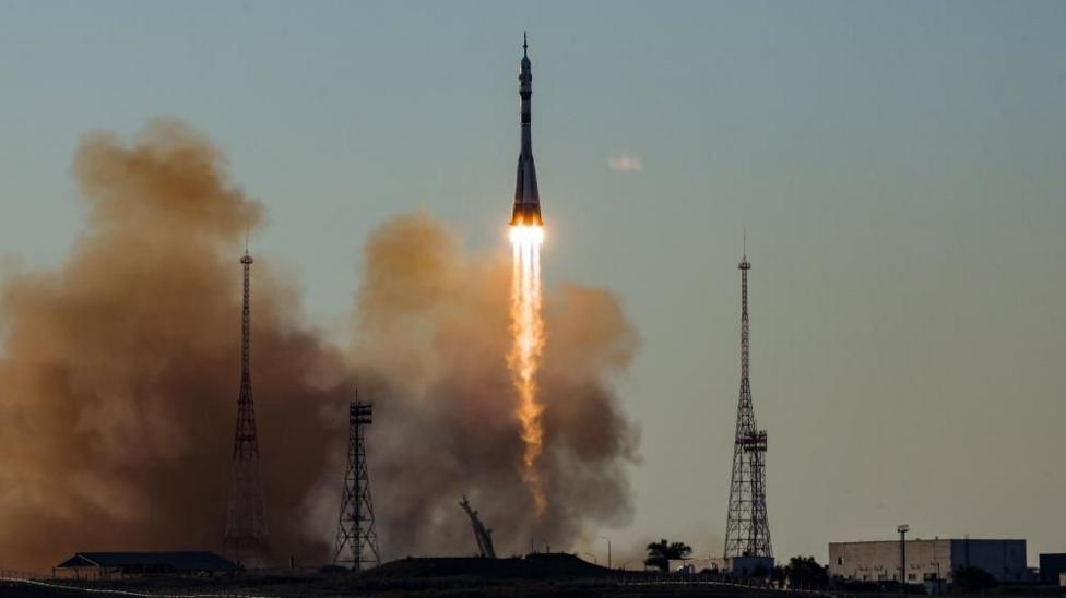 Watch: New ISS crew blasts off from Kazakhstan