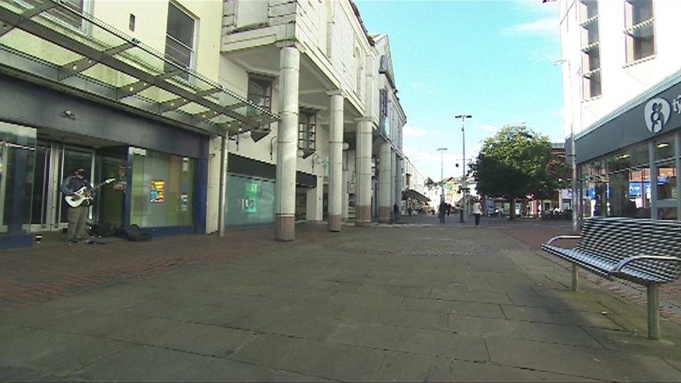 Llanelli town centre