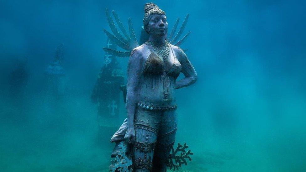 Underwater sculptures