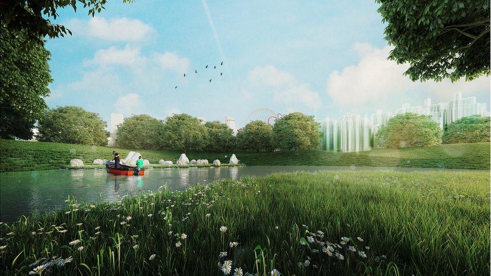 Festival Park Liverpool - artist's impression