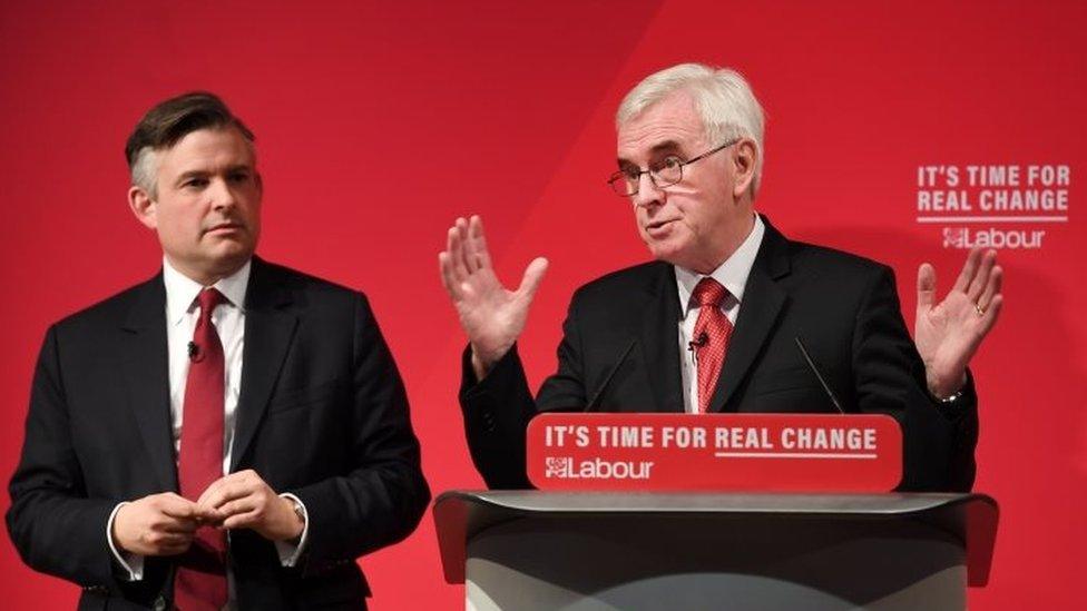 Jonathan Ashworth with John McDonnell