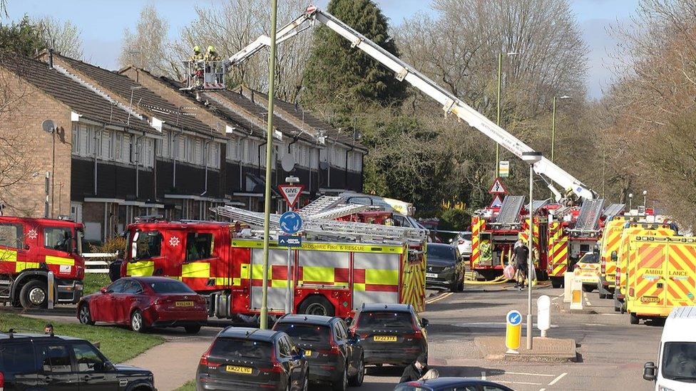 House fire in Grove Hill, Hemel Hempstead