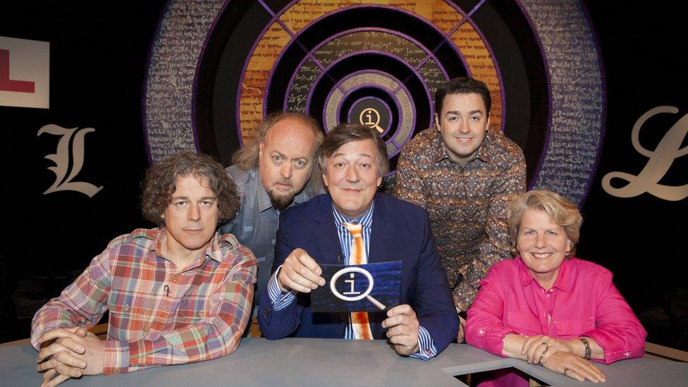 Alan Davies, Bill Bailey, Stephen Fry, Jason Manford and Sandi Toksvig