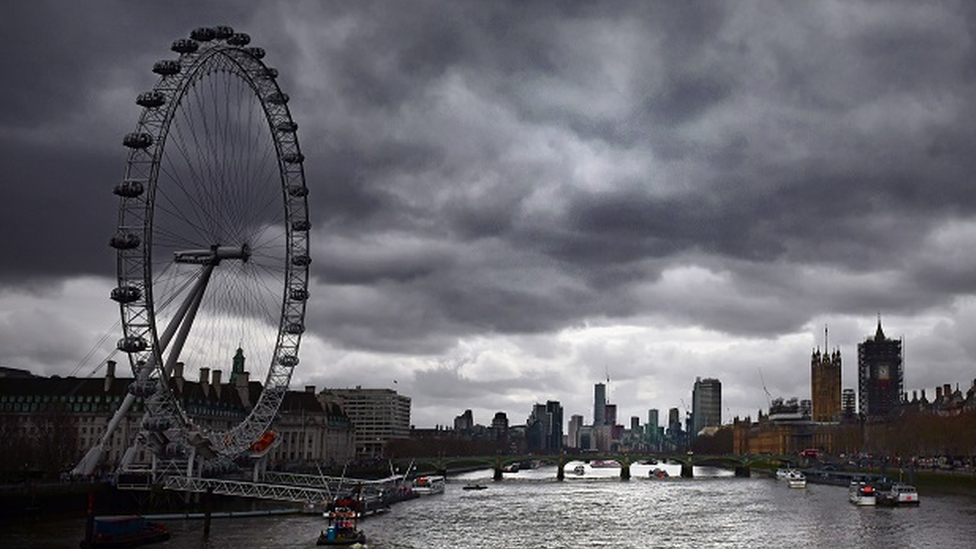 London Eye - pictured in 2020