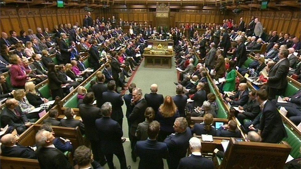 House of Commons during prime minister's questions