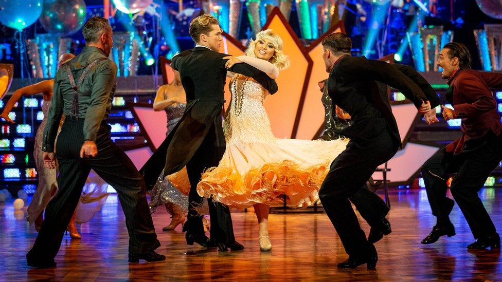 Saffron and AJ performing the Quickstep