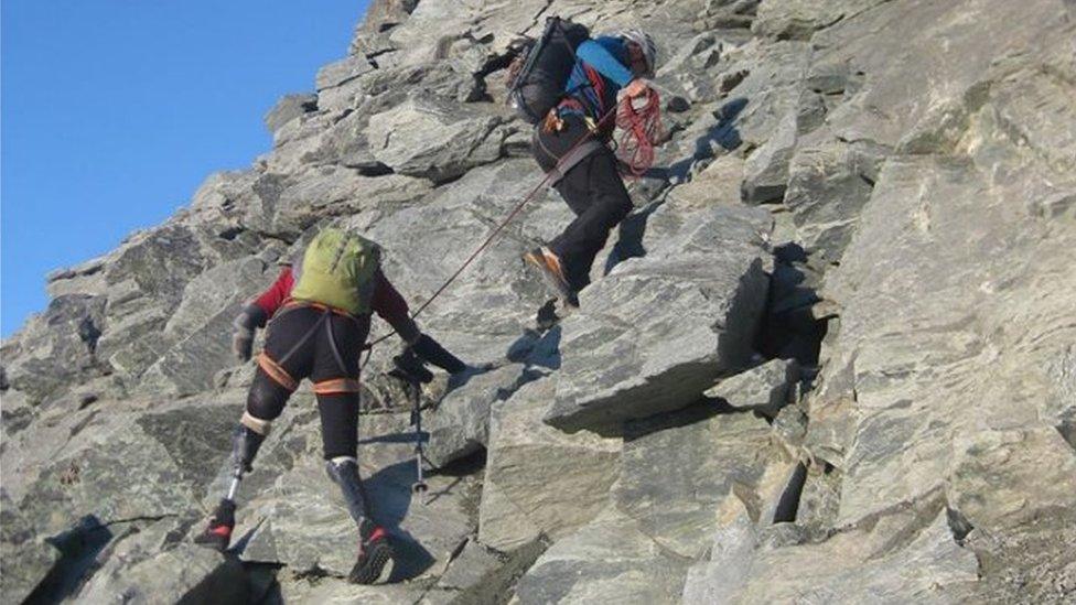 Jamie Andrew on the Matterhorn