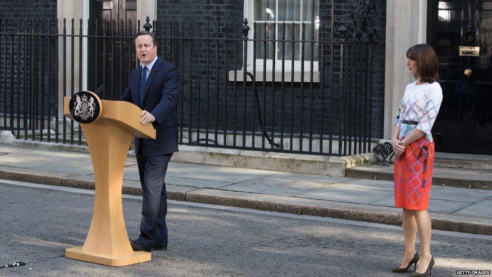 David Cameron makes his resignation speech