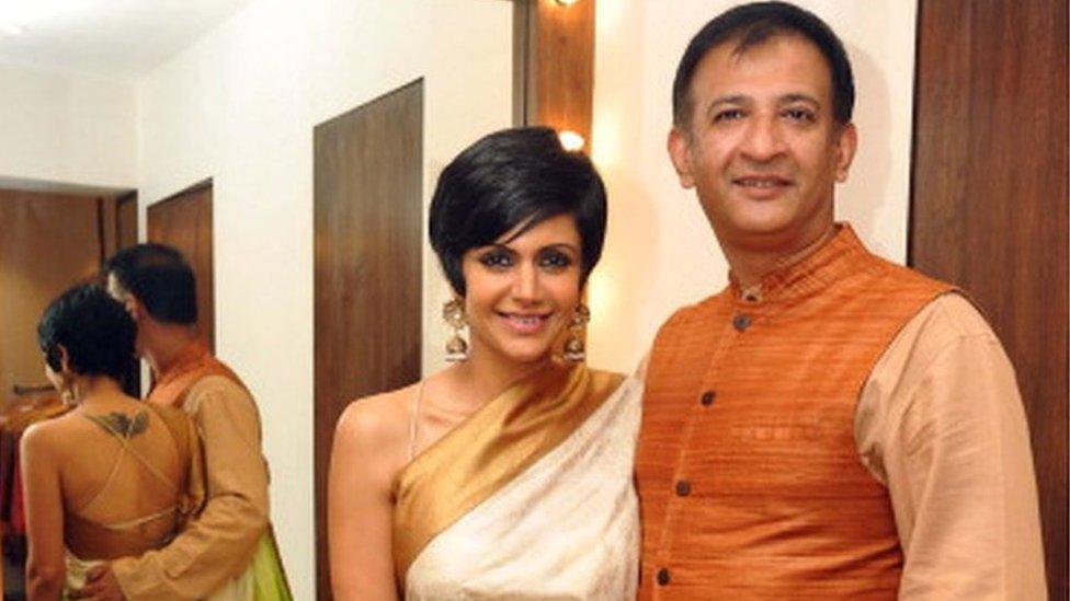 Mandira Bedi with husband Raj Kaushal