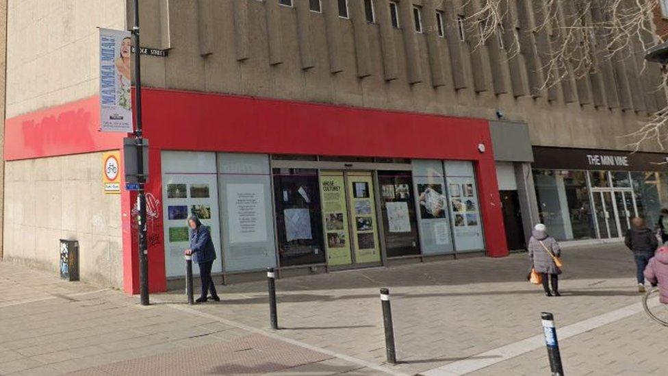 Old TK Maxx and New Look building in Peterborough