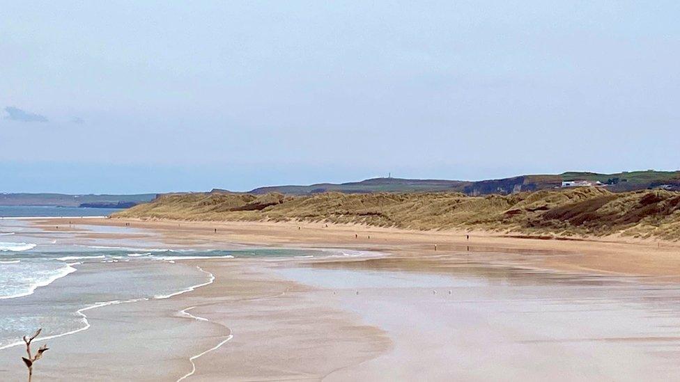 Beaches across the north coast were quiet on Thursday