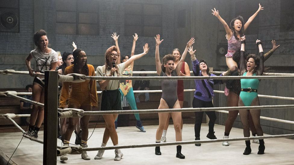 The cast of Glow