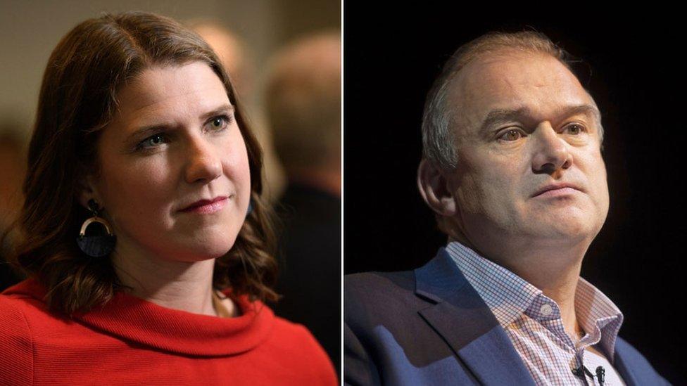 Jo Swinson and Ed Davey