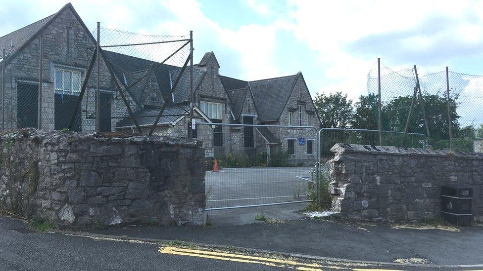 Former school site in Rhos Street, Ruthin