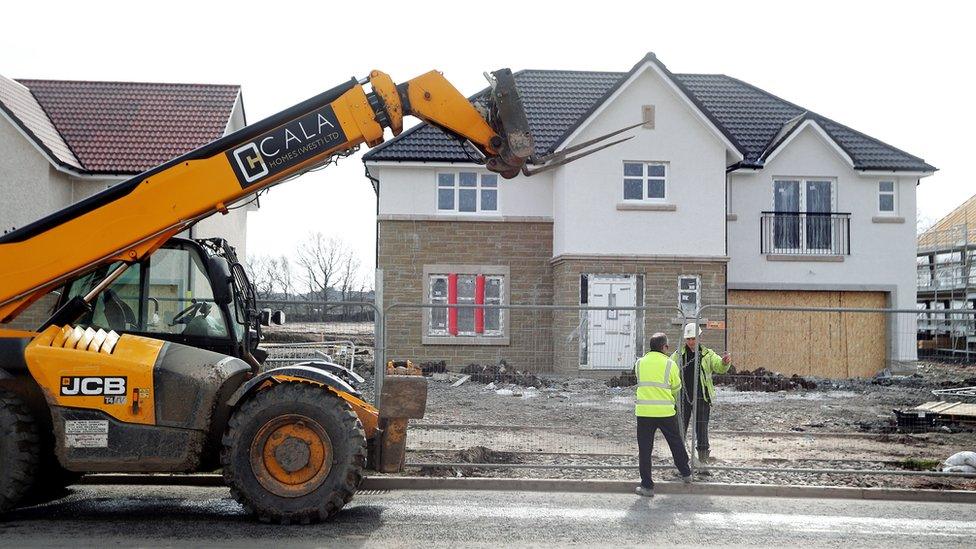 house building site